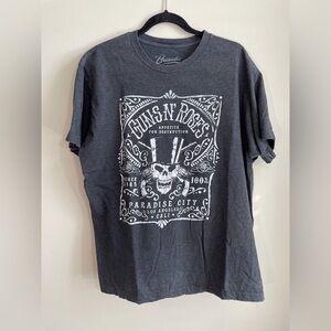 Guns N’ Roses Paradise City Tee XL Bravado Vintage Feel Black